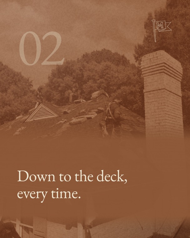 Down to the deck, every time.
