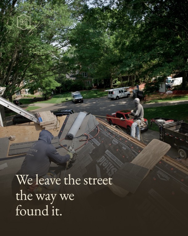 We leave the street the way we found it.
